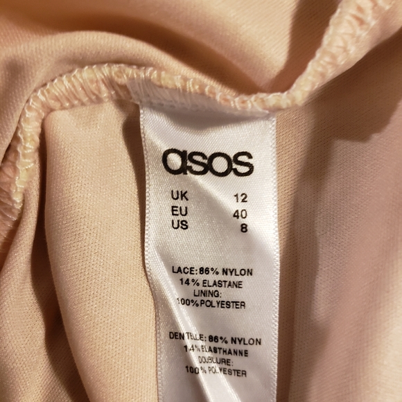 NWT ASOS Lace Mini Dress sz 8 - Picture 9 of 9